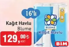 BLUME KAĞIT HAVLU 16'LI BLUME KAĞIT HAVLU 16'LI